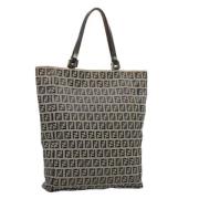 Fendi Vintage Pre-owned Canvas fendi-vskor Beige, Dam