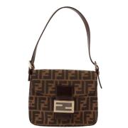 Fendi Vintage Pre-owned Tyg fendi-vskor Brown, Dam