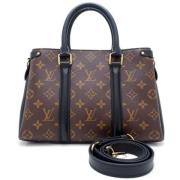 Louis Vuitton Vintage Pre-owned Canvas axelremsvskor Brown, Dam