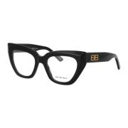 Balenciaga Stiliga Optiska Glasögon Bb0238O Black, Dam