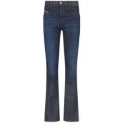 Diesel Bootcut Jeans D-Ebbey Blue, Dam