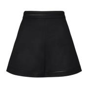 Max Mara Svarta Runway Bell Style Shorts Black, Dam