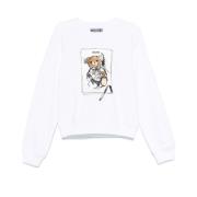 Moschino Casual Sweatshirt 001C White, Dam