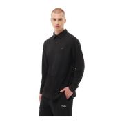 Filling Pieces Jersey Skjorta Svart Black, Herr