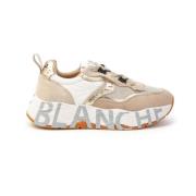 Voile Blanche Sneaker Club105 med snören Beige, Dam