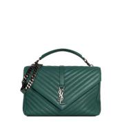 Yves Saint Laurent Vintage Pre-owned Laeder handvskor Green, Dam