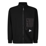 And Wander Varm Full Zip Tröja Black, Herr