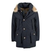 Woolrich Blå Arctic Jacka för Män Gray, Herr