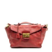 Prada Vintage Pre-owned Laeder prada-vskor Red, Dam