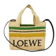 Loewe Pre-owned Pre-owned Tyg axelremsvskor Beige, Dam