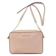 Michael Kors Pre-owned Pre-owned Canvas axelremsvskor Pink, Dam