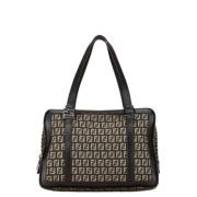 Fendi Vintage Pre-owned Canvas fendi-vskor Beige, Dam