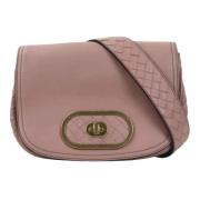 Bottega Veneta Vintage Pre-owned Laeder axelremsvskor Pink, Dam