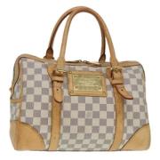 Louis Vuitton Vintage Pre-owned Canvas handvskor White, Dam