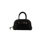 Miu Miu Pre-owned Pre-owned Canvas handvskor Black, Dam