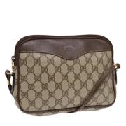 Gucci Vintage Pre-owned Canvas gucci-vskor Beige, Dam