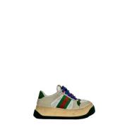 Gucci Vintage Pre-owned Laeder sneakers Multicolor, Dam