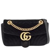 Gucci Vintage Pre-owned Laeder gucci-vskor Black, Dam