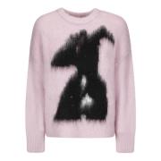 16Arlington Stickad Jumper Sweater Pink, Dam