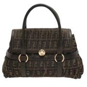 Fendi Vintage Pre-owned Canvas fendi-vskor Brown, Dam