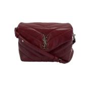 Yves Saint Laurent Vintage Pre-owned Laeder axelremsvskor Red, Dam