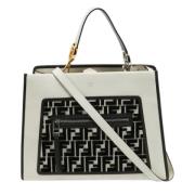 Fendi Vintage Pre-owned Laeder fendi-vskor White, Dam