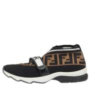 Fendi Vintage Pre-owned Tyg sneakers Black, Dam