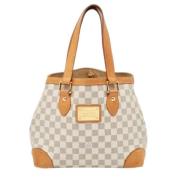 Louis Vuitton Vintage Pre-owned Laeder totevskor Gray, Dam