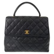 Chanel Vintage Pre-owned Laeder handvskor Black, Dam