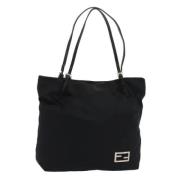 Fendi Vintage Pre-owned Nylon fendi-vskor Black, Dam