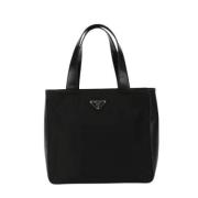 Prada Vintage Pre-owned Tyg prada-vskor Black, Dam