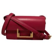 Yves Saint Laurent Vintage Pre-owned Laeder axelremsvskor Red, Dam