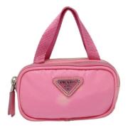 Prada Vintage Pre-owned Tyg prada-vskor Pink, Dam