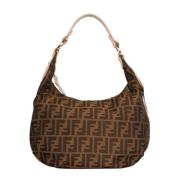 Fendi Vintage Pre-owned Canvas fendi-vskor Brown, Dam