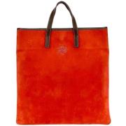 Loewe Pre-owned Pre-owned Mocka handvskor Red, Dam