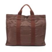 Hermès Vintage Pre-owned Canvas handvskor Brown, Dam