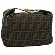 Fendi Vintage Pre-owned Canvas fendi-vskor Brown, Dam