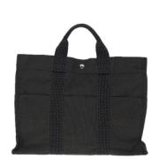 Hermès Vintage Pre-owned Canvas totevskor Gray, Dam