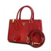 Prada Vintage Pre-owned Tyg prada-vskor Red, Dam