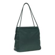 Prada Vintage Pre-owned Nylon prada-vskor Green, Dam