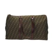 Fendi Vintage Pre-owned Tyg fendi-vskor Brown, Dam