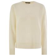 Fabiana Filippi Mysig Stickad Pullover Sweater Beige, Dam