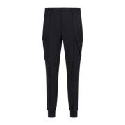 Diesel Slim-fit Cargobyxor med Dragkedja Black, Herr