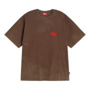 Diesel Vintage Logo T-shirt Brown, Herr