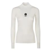 Kenzo Mock Neck Top Beige, Dam