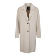 Pinko Skruvmejsel Coat Beige, Dam