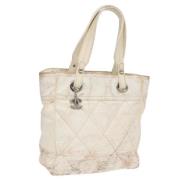 Chanel Vintage Pre-owned Canvas totevskor Beige, Dam