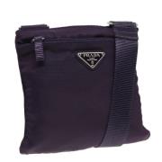 Prada Vintage Pre-owned Nylon prada-vskor Purple, Dam