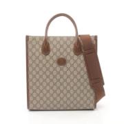 Gucci Vintage Pre-owned Laeder gucci-vskor Beige, Dam