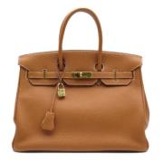 Hermès Vintage Pre-owned Laeder handvskor Brown, Dam